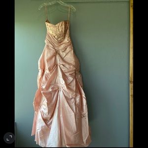 Jodi Kristopher Blush Prom Gown